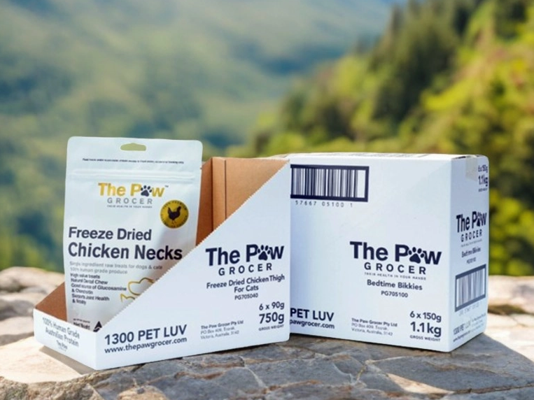 Produits d\'emballage en papier respectueux de l\'environnement pour fournitures pour animaux de compagnie