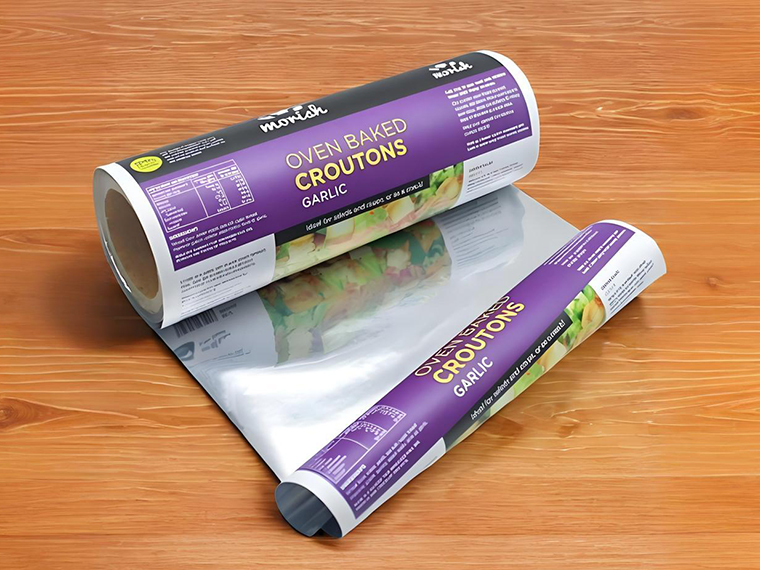 Roll de film d\'emballage imprim&eacute; personnalis&eacute; pour produits alimentaires