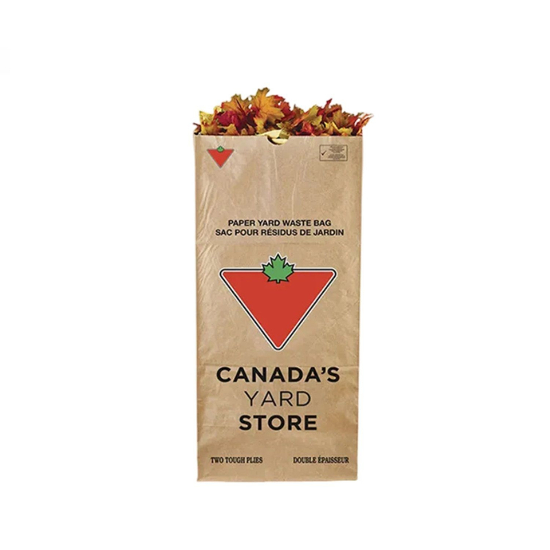 Sac en papier &agrave; feuilles
