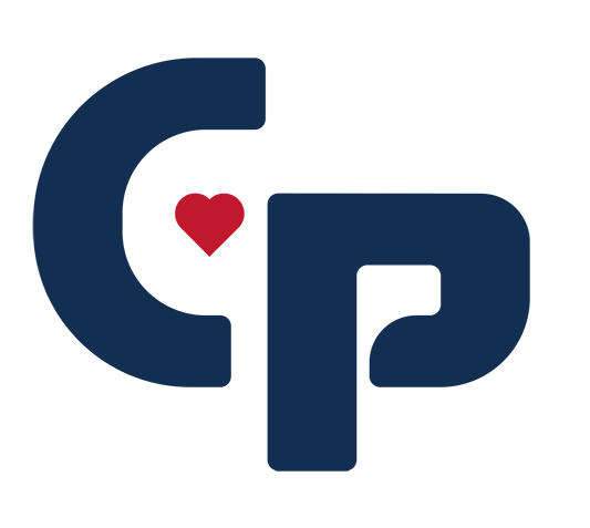 Logo CP d\'emballage color&eacute;